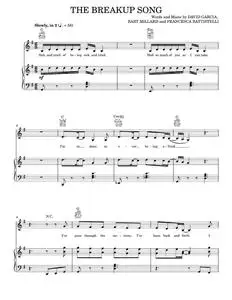 The breakup song - Francesca Battistelli (Piano-Vocal-Guitar)