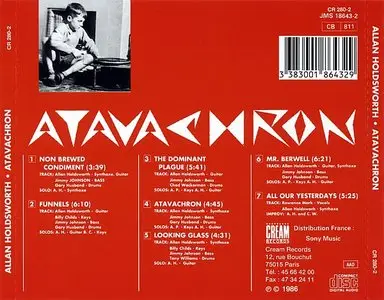 Allan Holdsworth - Atavachron (1986) {Cream Records}