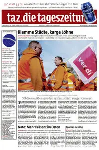 Tageszeitung TAZ vom 31 Maerz 2014