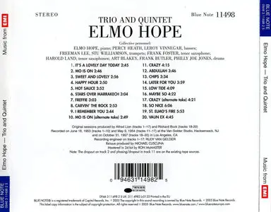 Elmo Hope - Trio and Quintet (2005)
