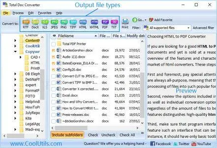 CoolUtils Total Doc Converter 5.1.0.182 Multilingual + Portable