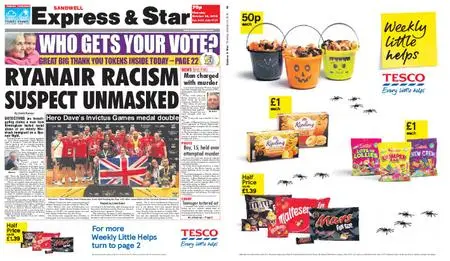 Express and Star Sandwell Edition – October 25, 2018
