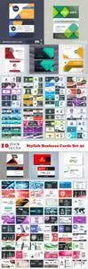 Vectors - Stylish Business Cards Set 30