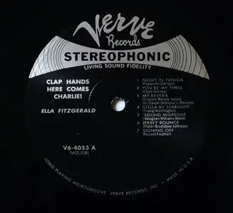 Ella Fitzgerald - Clap Hands Here Comes Charlie (1961) 24-Bit/96-kHz Vinyl Rip