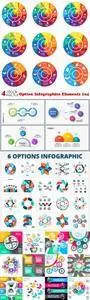 Vectors - Option Infographics Elements 104