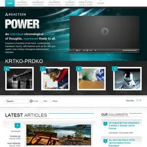 Joomla Template Rockettheme Reaction 1.5.4