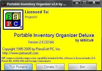 Portable Inventory Organizer ver. 2.6