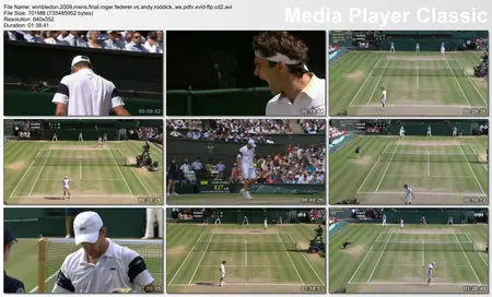 Wimbledon 2009 Mens Final Roger Federer Vs Andy Roddick