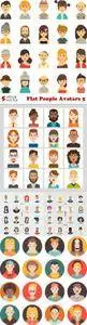 Vectors - Flat People Avatars 5