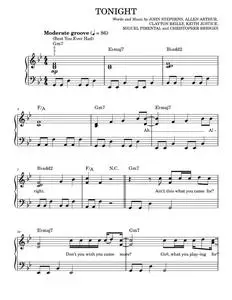 Tonight - John Legend (Easy Piano)
