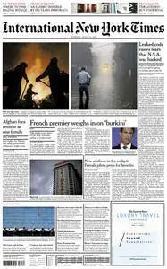 International New York Times - 18 August 2016