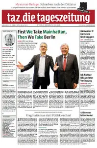 Tageszeitung TAZ vom 18 Dezember 2013
