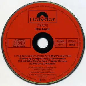 Visage - The Anvil (1982) {Polydor}