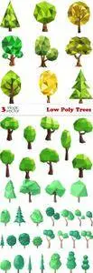 Vectors - Low Poly Trees