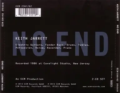 Keith Jarrett - No End (2013) [2CDs] {ECM 2361/62}