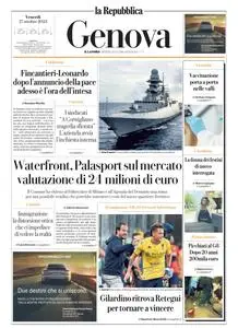 la Repubblica Genova - 27 Ottobre 2023