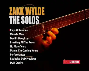 Learn to play Zakk Wylde: The Solos