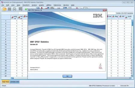 IBM SPSS Statistics 26.0 FP001 IF017