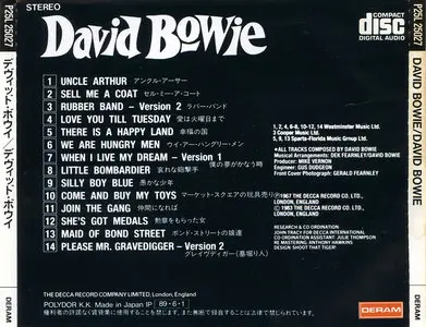 David Bowie - David Bowie (1967) Japanese Press, 1989