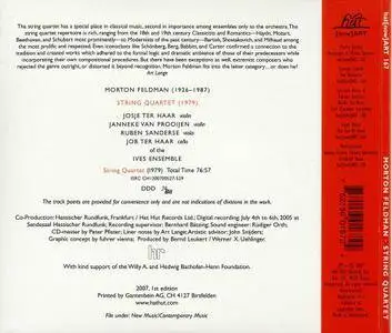 Ives Ensemble - Morton Feldman: String Quartet (2007)