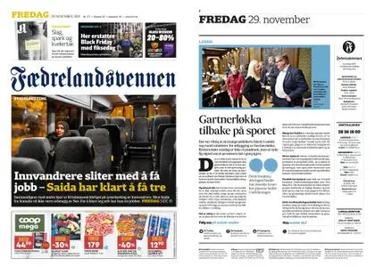 Fædrelandsvennen – 29. november 2019