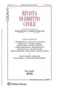 Rivista di Diritto Civile - Marzo 2018