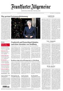 Frankfurter Allgemeine Zeitung F.A.Z. mit Rhein-Main Zeitung - 13. Dezember 2018