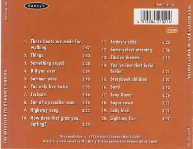 Nancy Sinatra - The Greatest Hits Of Nancy Sinatra (1996) [REPOST]