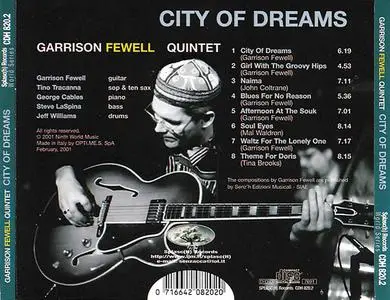 Garrison Fewell Quintet - City Of Dreams (2001)