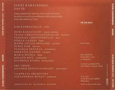 Eleni Karaindrou - David (2016) {ECM New Series 2221}