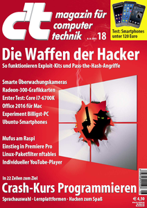 c't magazin 18/2015 (08.08.2015)