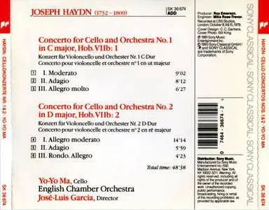 Yo-Yo Ma, English Chamber Orchestra - Haydn: Cello Concertos 1&2 (1981/1993) {Sony Classical}
