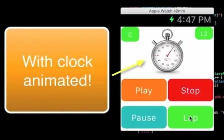 How to Create Stopwatch App for Watchkit [HD Video]