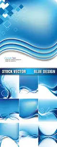 Stock Vector - Blue Design