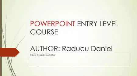 Microsoft Powerpoint entry level course