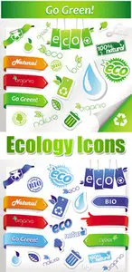 Ecology Icons Vector 3