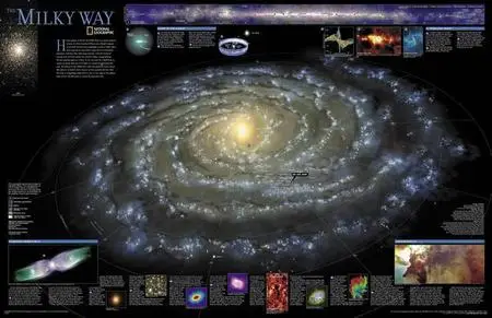 National Geographic Map: The Milky Way