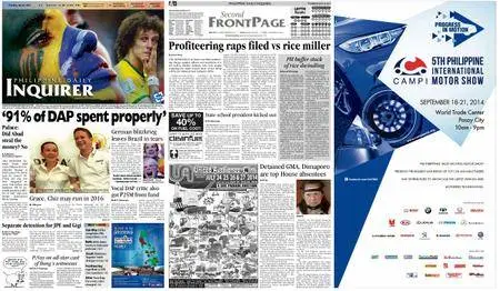 Philippine Daily Inquirer – July 10, 2014