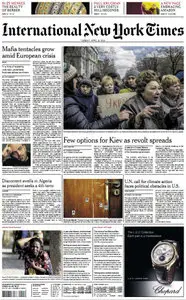 International New York Times April 15 2014