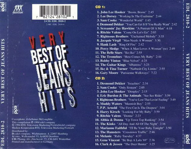 VA - Very Best Of Jeans Hits (2CD) (1994) {Edel}