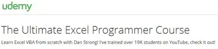 The Ultimate Excel Programmer Course