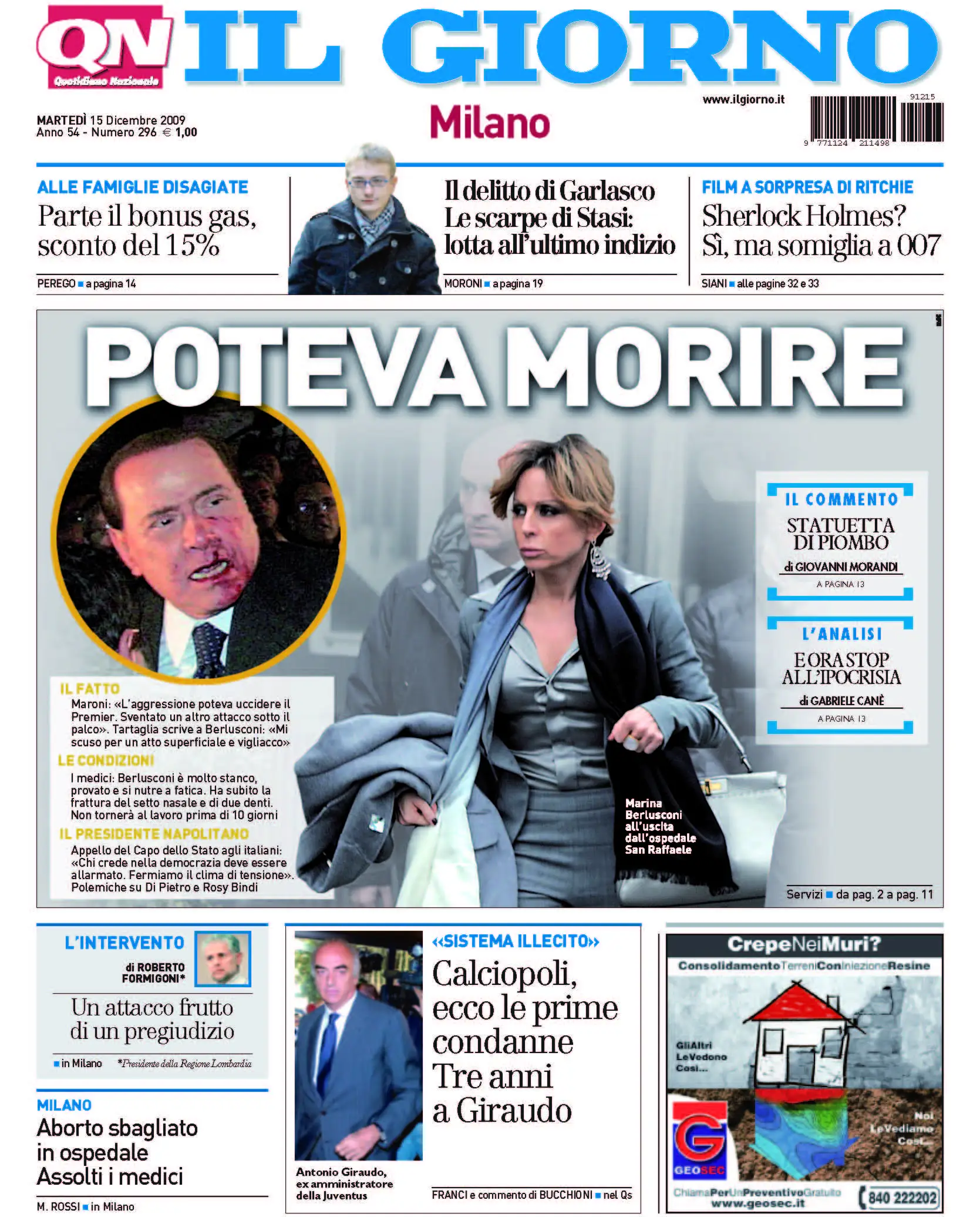 Il Giorno 15.12.2009