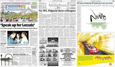 Philippine Daily Inquirer – April 26, 2009