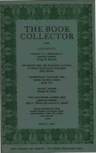 The Book Collector - Spring, 1960