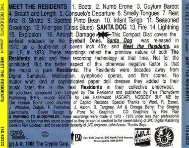 The Residents - Meet The Residents (1974) {1988 ESD} **[RE-UP]**