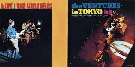 The Ventures - Live Box, Vol. 1 (1992) {4CD Set, Liberty ‎Japan TOCP-7125~28 rec 1965-1968}