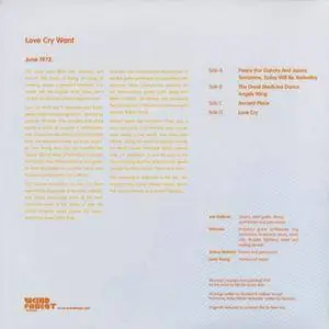 Nicholas & Gallivan with Larry Young - Love Cry Want (1997) {2010 Weird Forest}