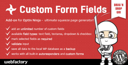 CodeCanyon - Custom Form Fields add-on for OptIn Ninja v1.05 - 10767401