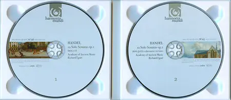 Handel- Academy of Ancient Music, Egarr - 12 Solo Sonatas Op.1 (2009)