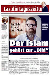 Tageszeitung TAZ vom 29 Juli 2014